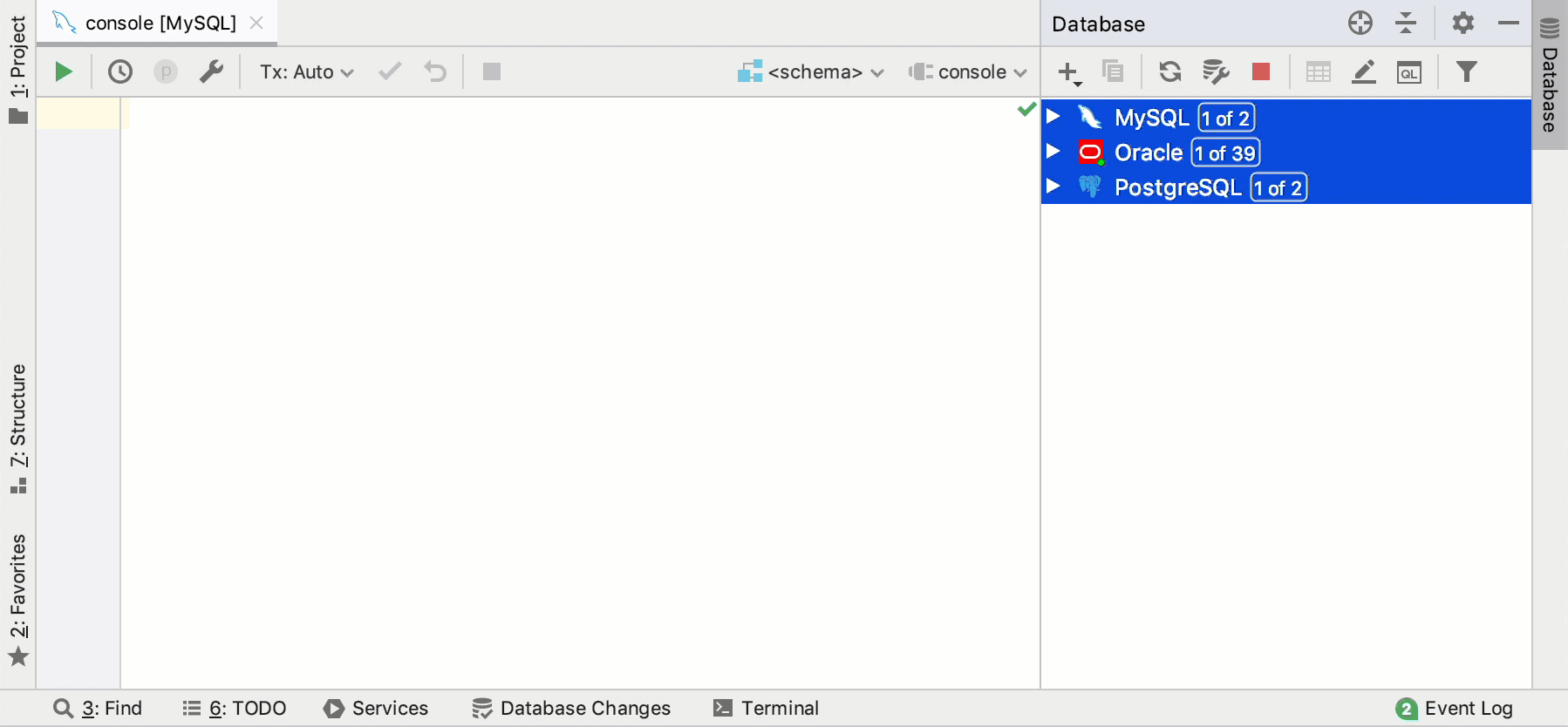 to open a database object, double-click it.