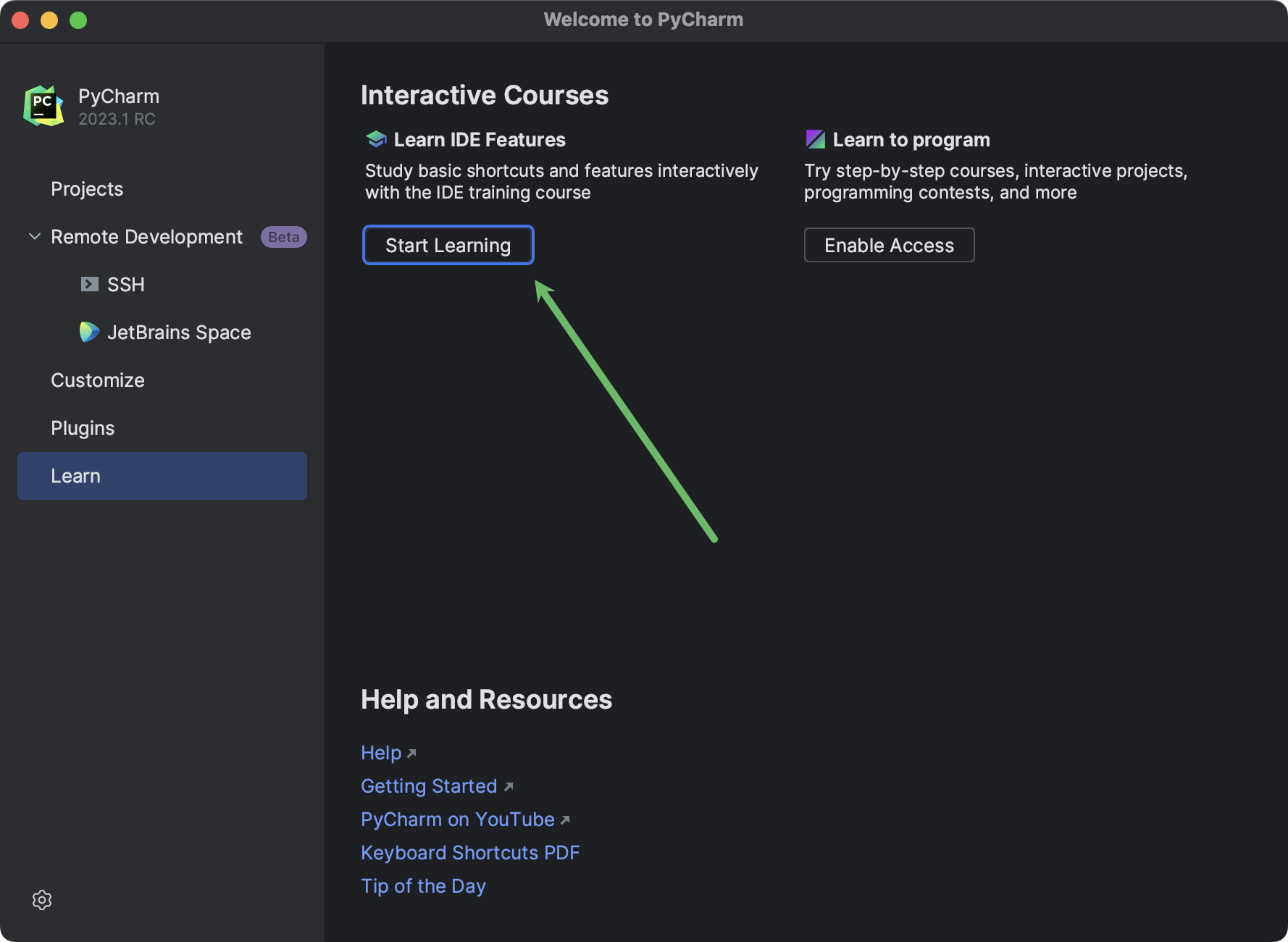 Learn Ide Features Pycharm Documentation