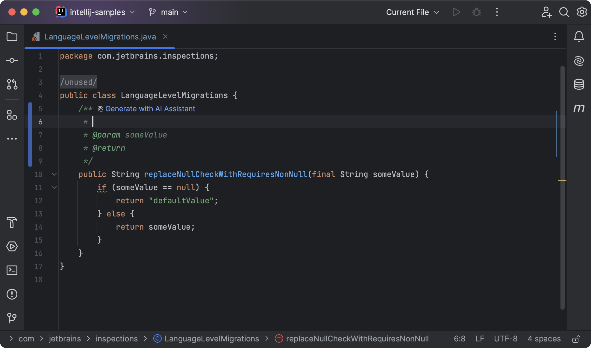 Generate Documentation With Ai Intellij Idea Documentation