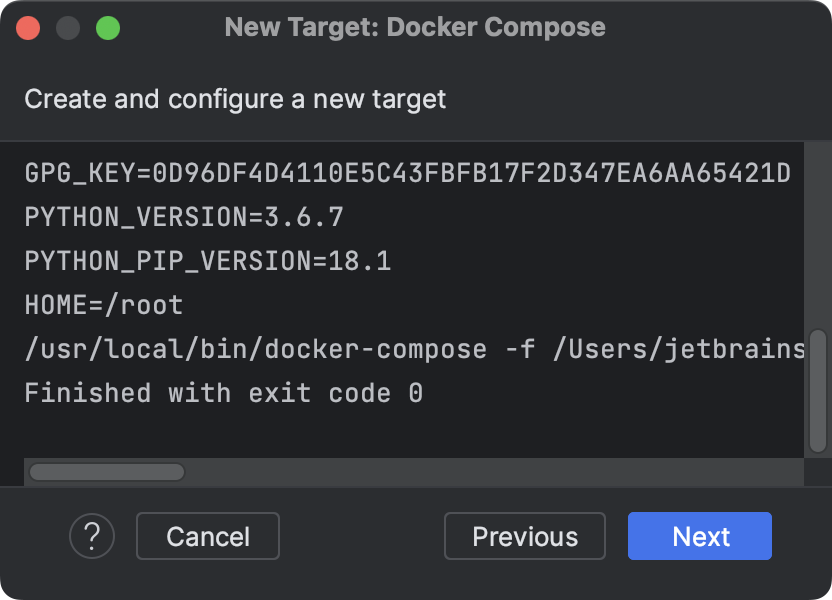 Configure An Interpreter Using Docker Compose Pycharm Documentation