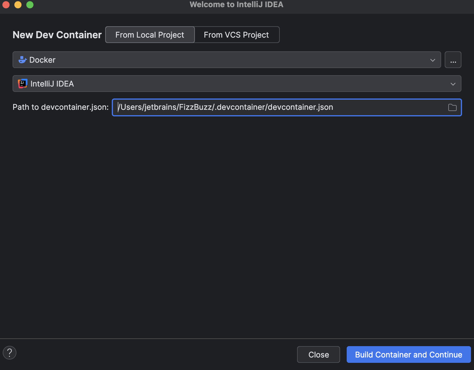 Dev Containers Intellij Idea Documentation