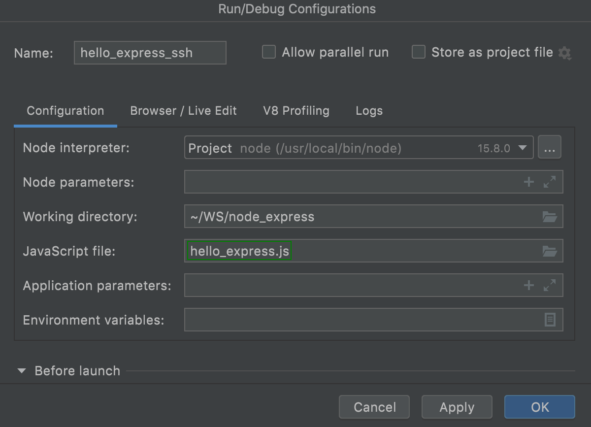 Configuring Remote Node Js Interpreters JetBrains Rider Documentation