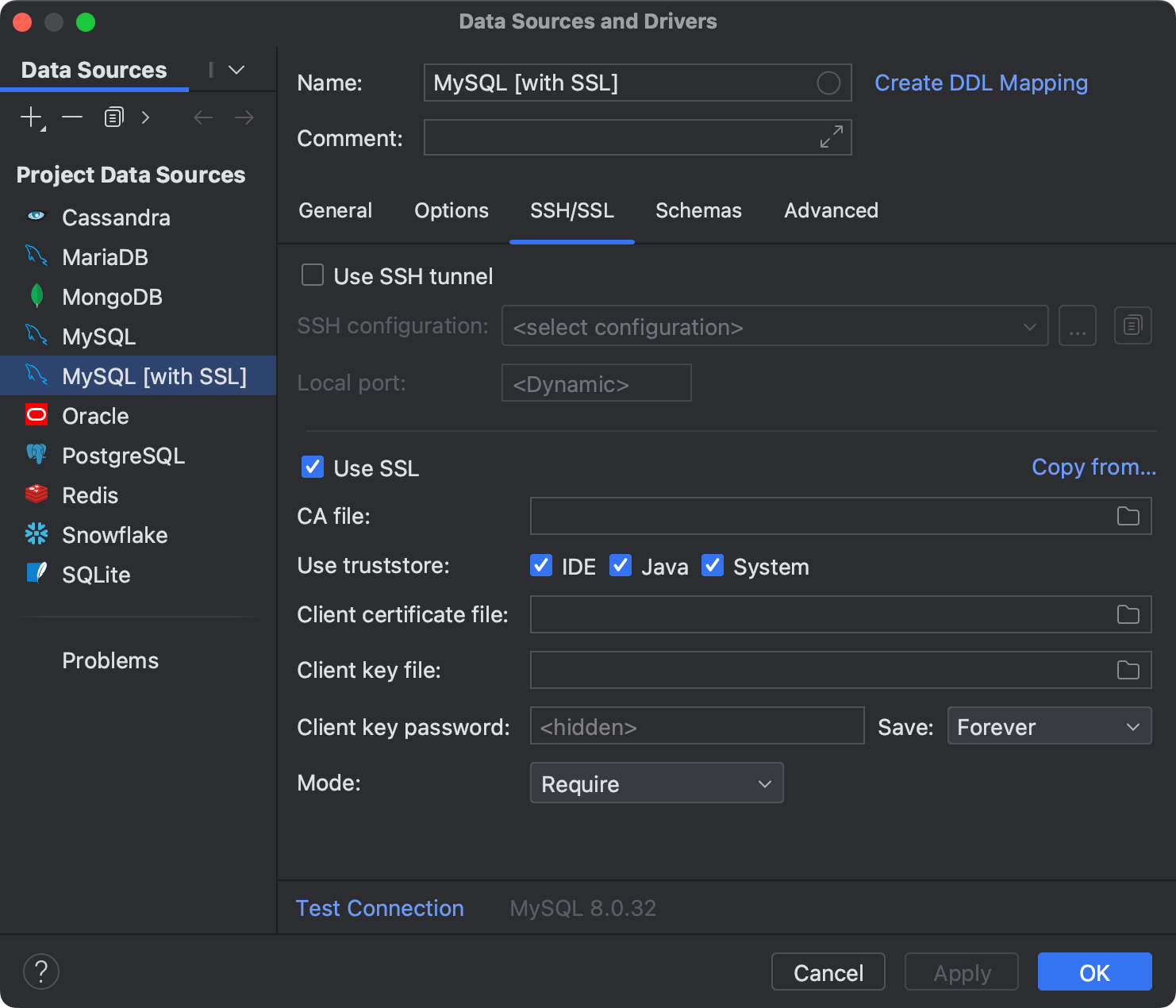 Cannot Connect To A Database Jetbrains Rider Documentation