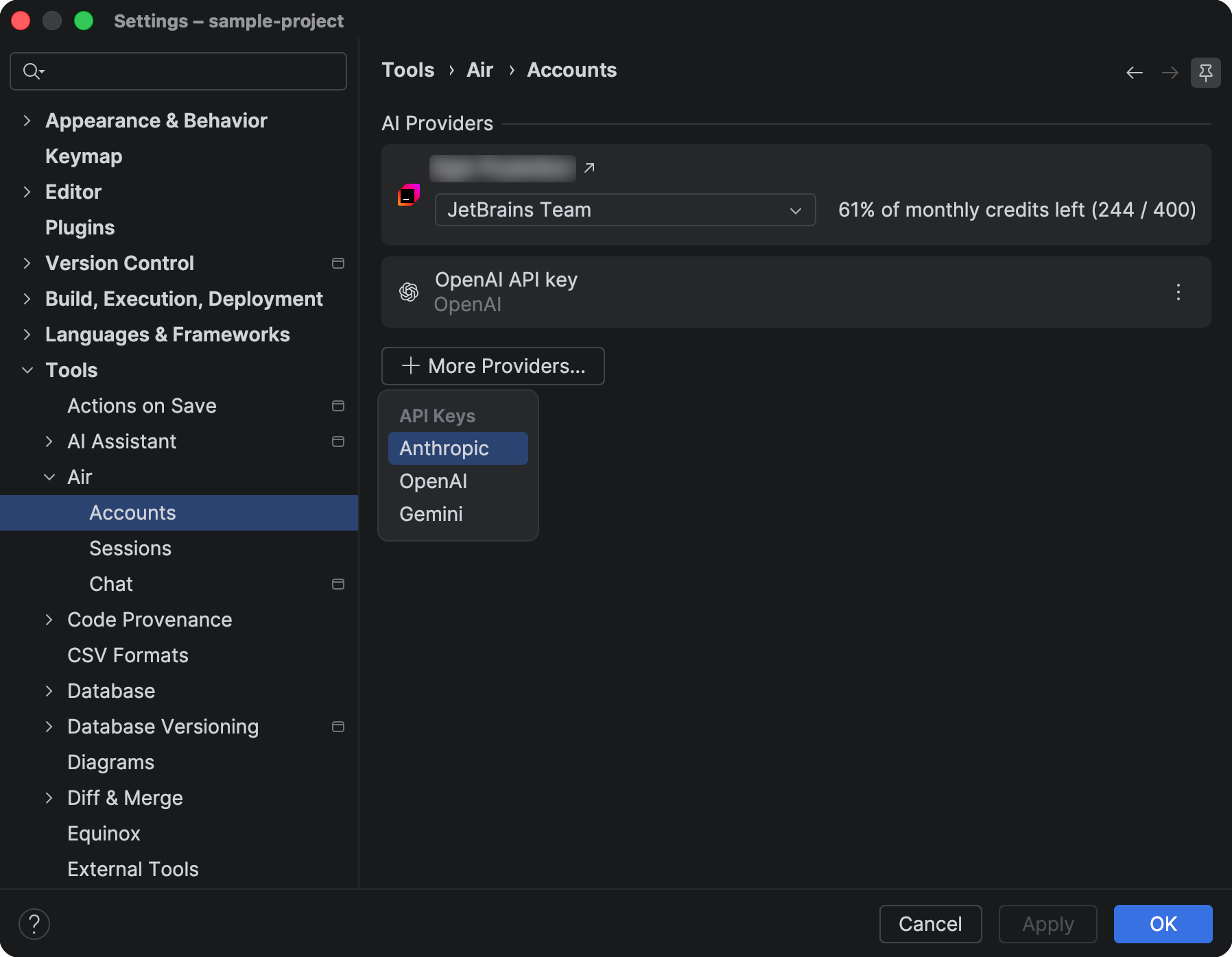 Quickstart guide | JetBrains Air in IDEs Documentation