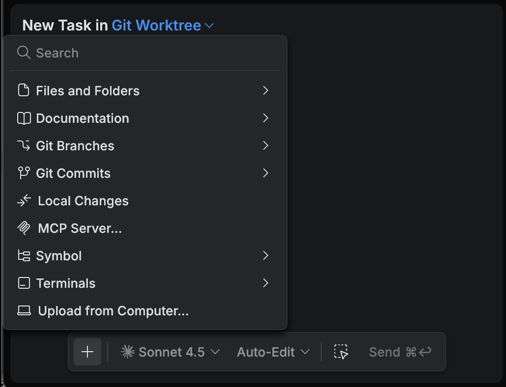 Add task context