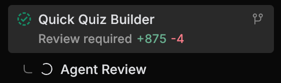 Agentic review subtask