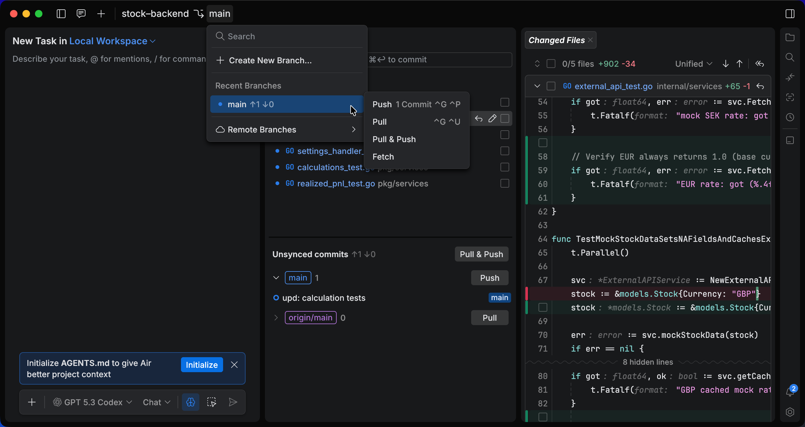 Tools to work with your Git repository