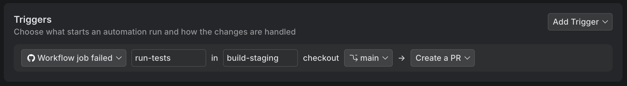 Automation run rules Automation run rules