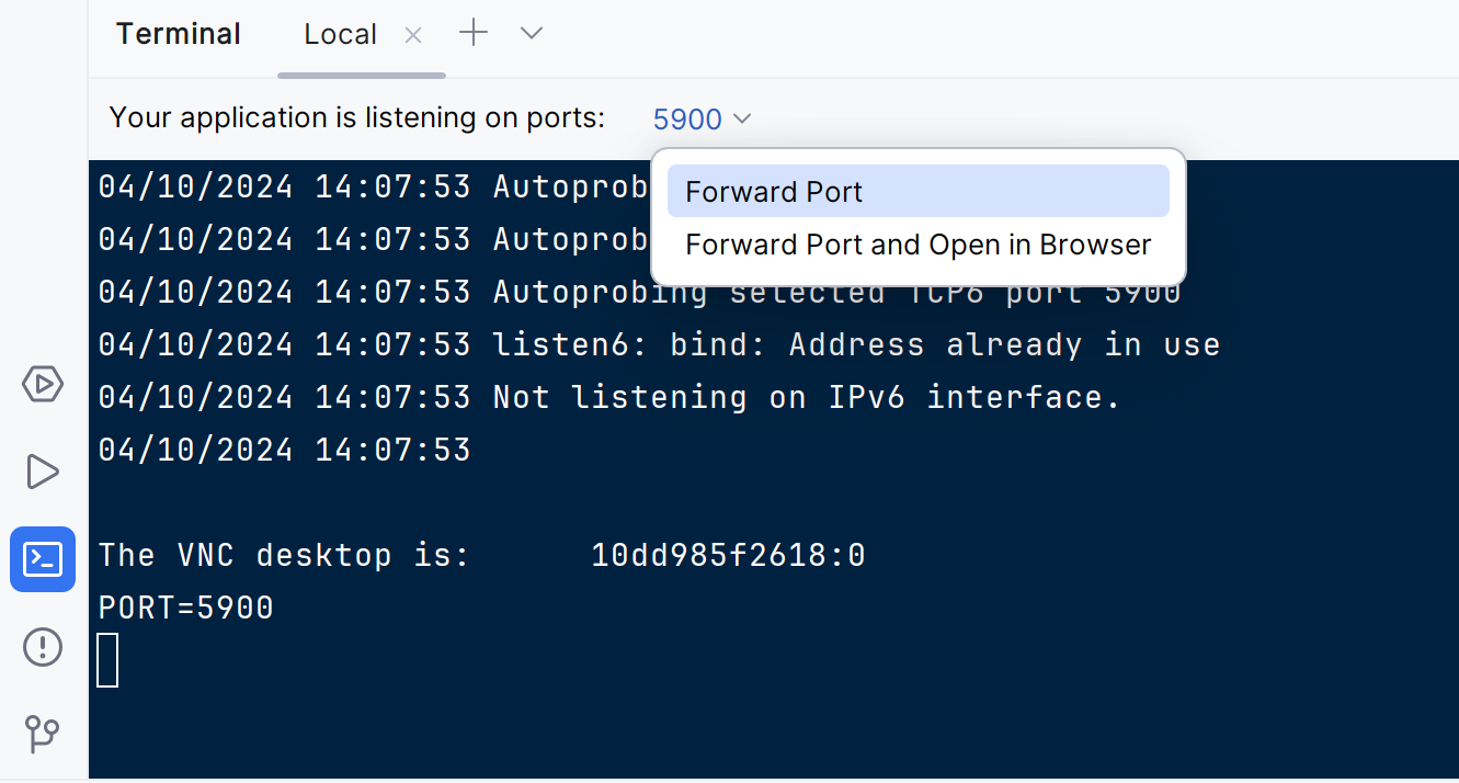 Forward ports