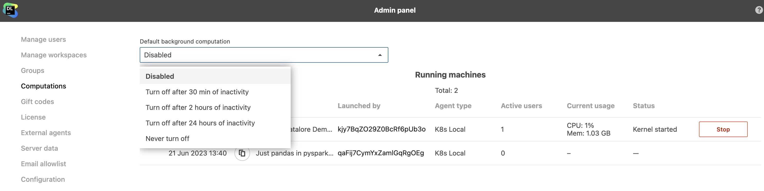 Computations Datalore Documentation