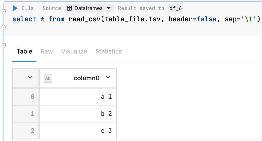 Disabling automatic header detection