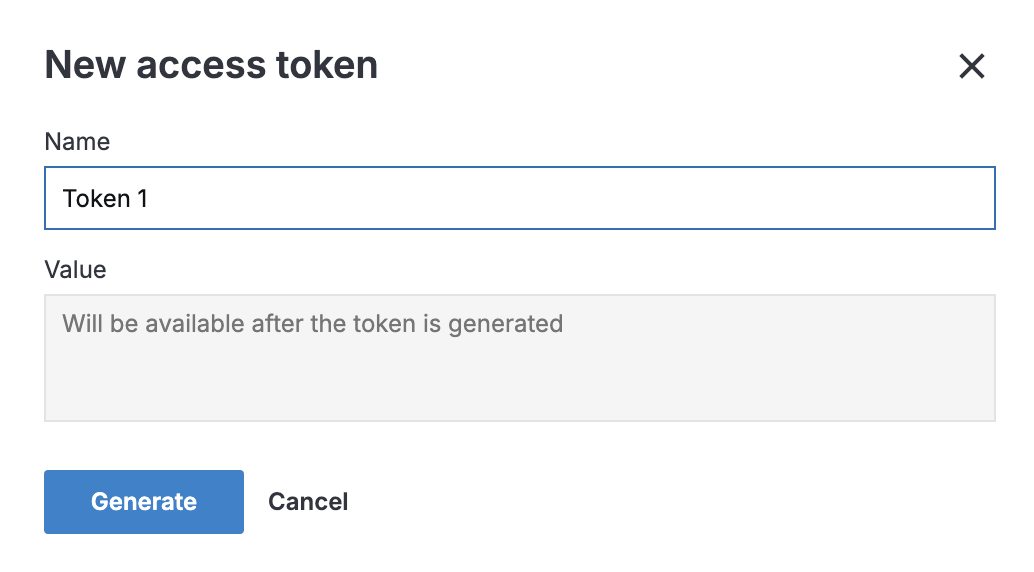 Generating access token