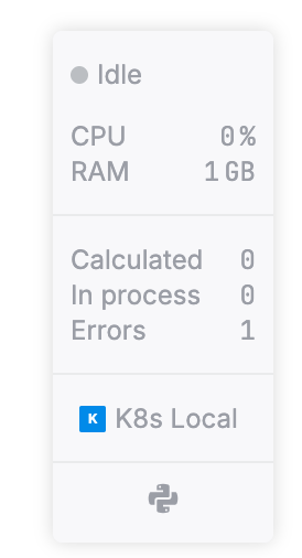 On-Premises version on Status panel
