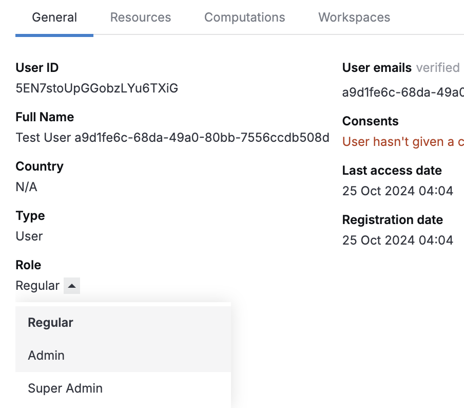 Manage users | Datalore Documentation
