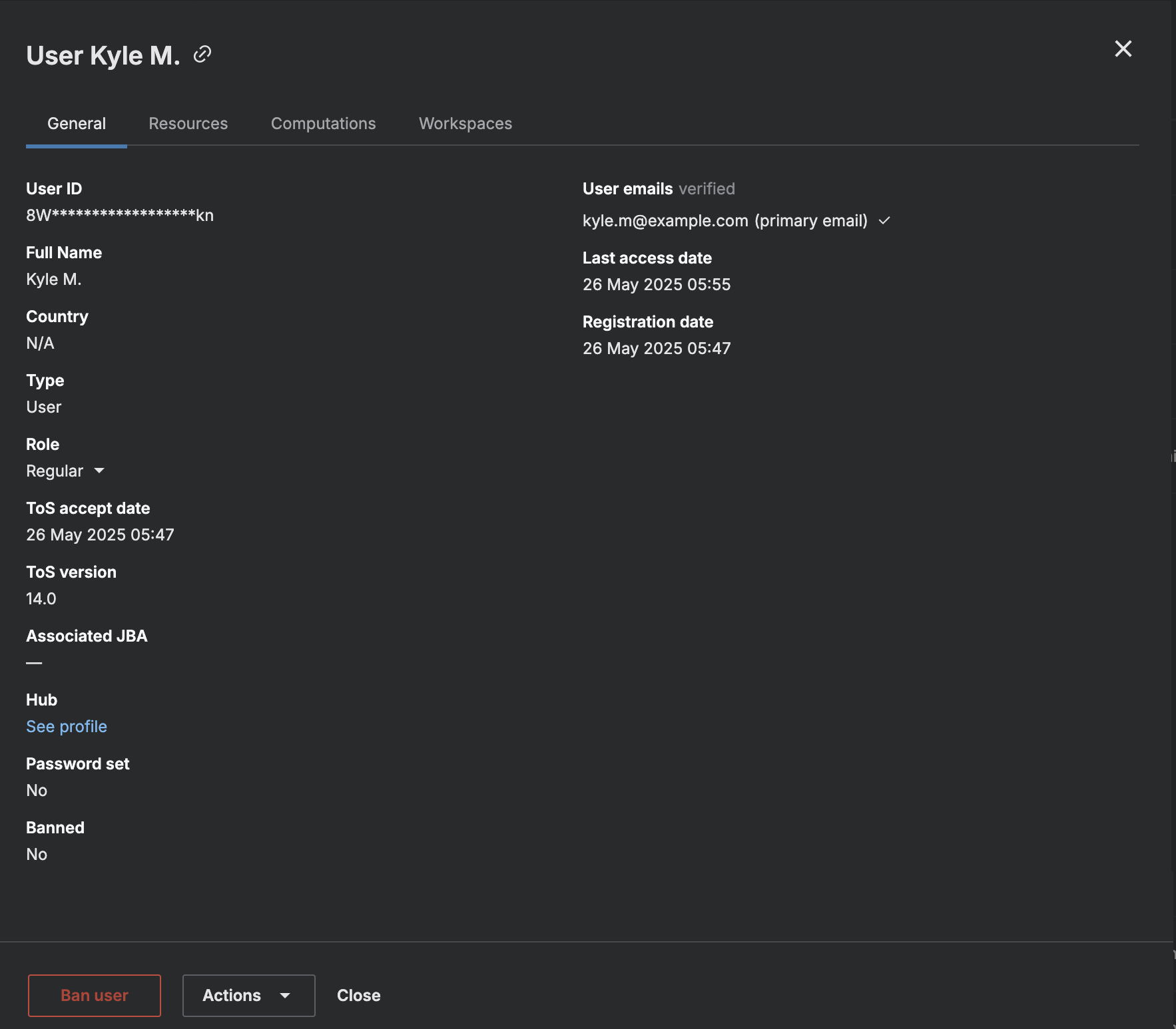 Manage users | Datalore Documentation
