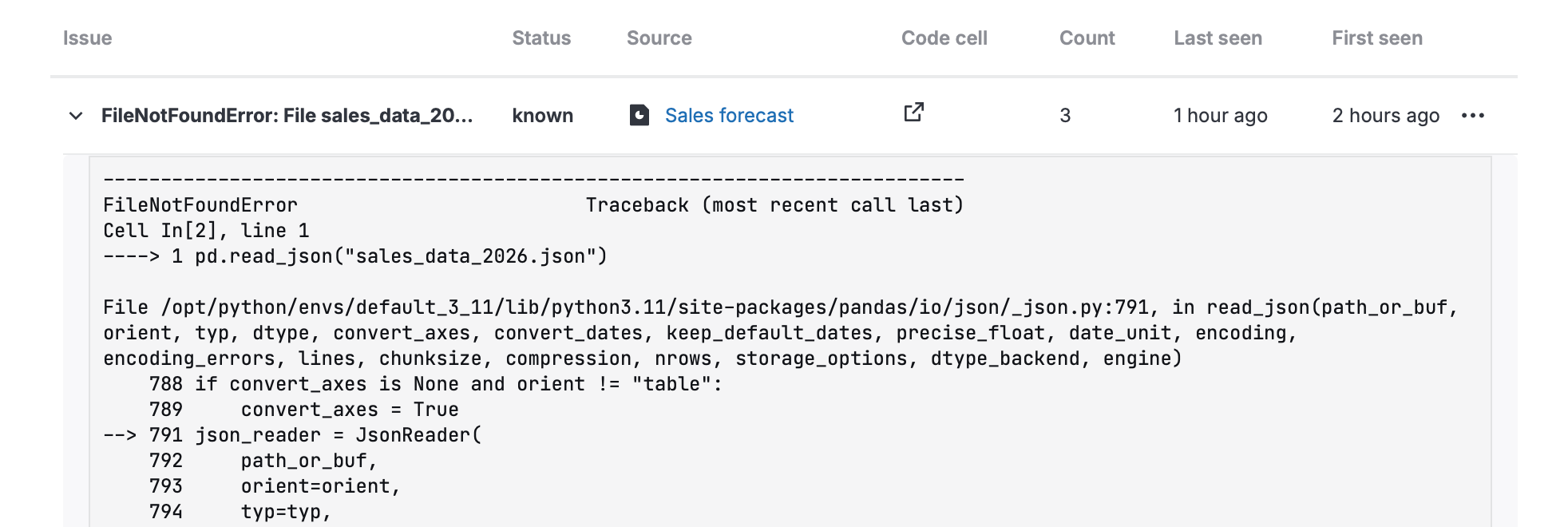 An issue with expanded details An issue with expanded details
