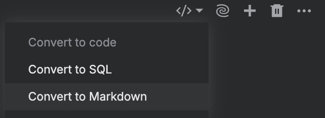 Edit code | Datalore Documentation