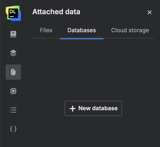 Connect to a database by importing connection details | Datalore ...