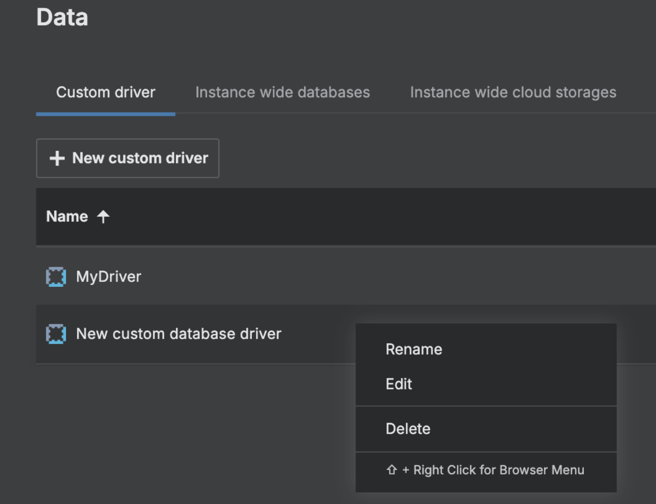Using custom or third-party JDBC drivers | Datalore Documentation