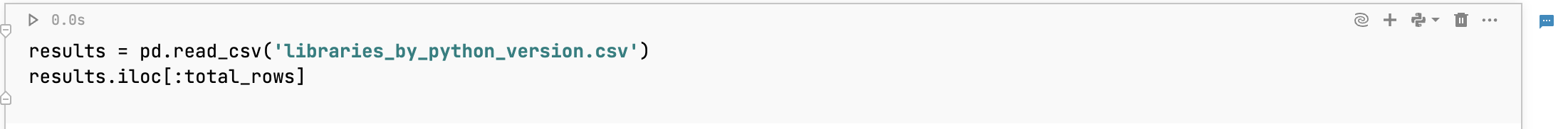 Cell toolbar Cell toolbar