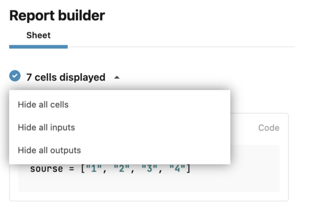 Display options Display options