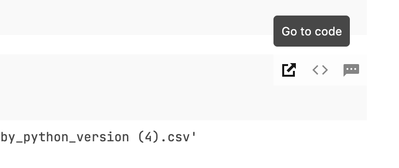 Go to code icon Go to code icon