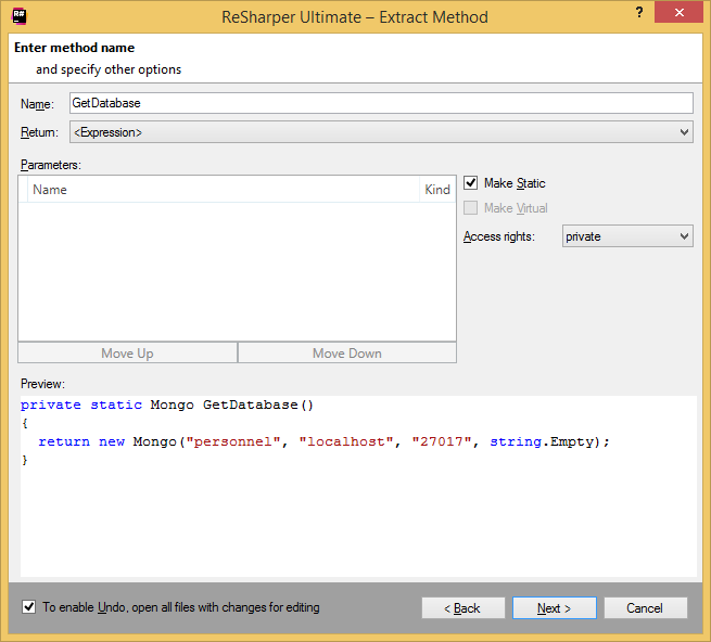 'ReSharper for data access' tutorial 'ReSharper for data access' tutorial