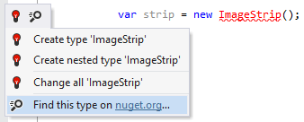 Finding NuGet packages by type with ReSharper
