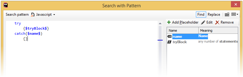 ReSharper_by_Language__JavaScript__Search_with_Pattern