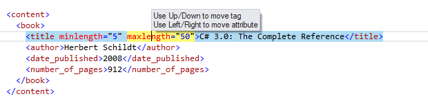 Coding Assistance Moving Code Elements move xml tags 03