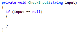 Applying postfix template for null-check