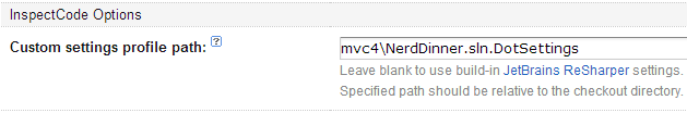 ReSharper code analysis on TeamCity ReSharper code analysis on TeamCity