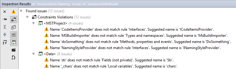 ReSharper: Naming style violations in solution