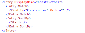 ReSharper: ソースXAMLを編集してファイルとタイプのレイアウトを設定する ReSharper: Configuring file and type layout by editing the source XAML