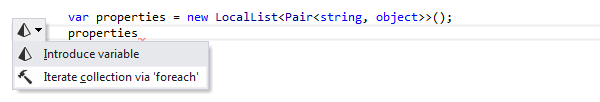Coding Assistance Context Actions foreach 01 Coding Assistance Context Actions foreach 01