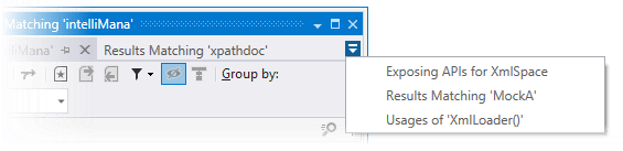 Tool window tabs Tool window tabs