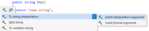 ReSharper: Converting simple string to string interpolation ReSharper: Converting simple string to string interpolation