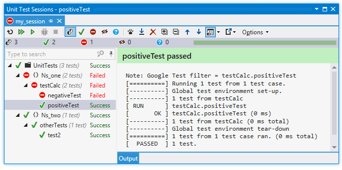 ReSharper: Unit test sessions for C++ tests ReSharper: Unit test sessions for C++ tests