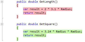 dotCover: Coverage highlighting. Block style dotCover: Coverage highlighting. Block style