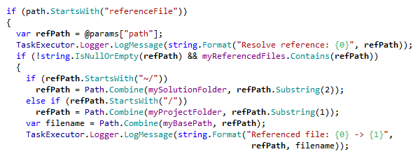 dotPeek: Syntax highlighting in C#