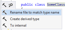 Renaming file to match type name