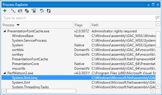 download the new for windows Process Explorer 17.05