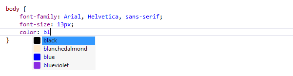 ReSharper: Code completion in CSS