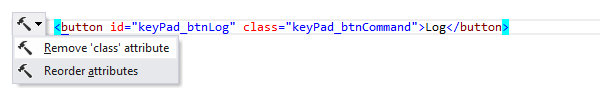 ReSharper: Remove attribute context action in HTML
