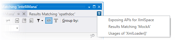 Tool window tabs