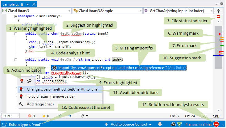 resharper 9 false errors