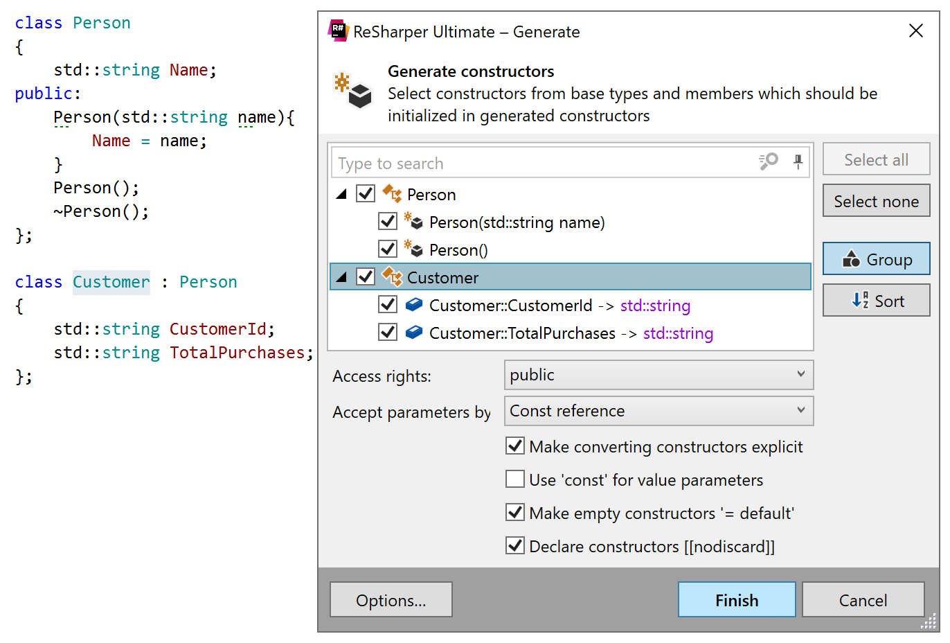 visual paradigm c++ code generation