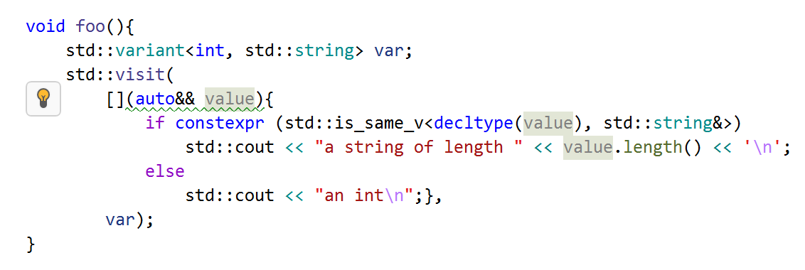 Use explicit template parameters in lambda
