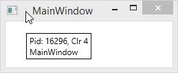 Find process by window