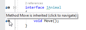 ReSharper: Gutter action for navigation to derived symbols